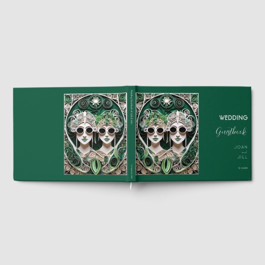 Lesbian Wedding Gastenboek (Volledig)