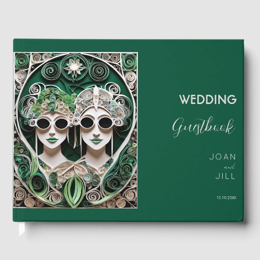 Lesbian Wedding Gastenboek (Voorkant)