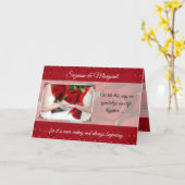 Lesbian Wedding Gefeliciteerd met Red Roses Kaart (Gele Bloem)