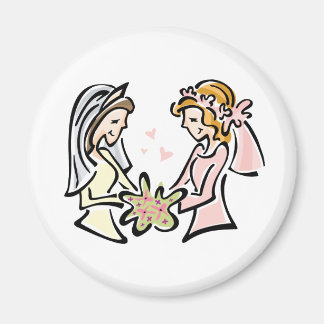 Lesbian Wedding Magneet
