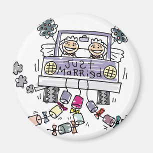 Lesbian Wedding Net getrouwd Magneet