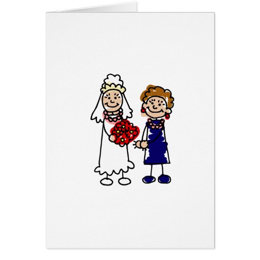 Lesbian Wedding One Bride (Voorkant)