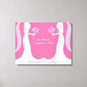 Lesbian Wedding Persoonlijk Canvas Afdruk (Voorkant)