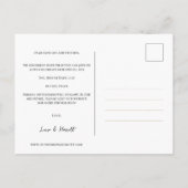 Lesbian Wedding Photo Pride Flag Save the Date Briefkaart (Achterkant)