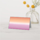 Lesbian Wedding Pride Flag Gradient Place Cards Plaatskaartje (Achterkant)
