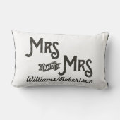 Lesbian White Forever altijd persoonlijk gehoord Kussen (Achterkant)