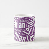 LESBIAN WORD PATTERN WHITE -.png Koffiemok (Center)