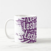 LESBIAN WORD PATTERN WHITE -.png Koffiemok (Links)