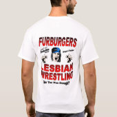 Lesbian Wrestler T-Shirt (Achterkant)