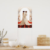 Lesbianen aan het veranderen poster (Keuken)