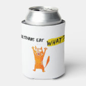 LESBIANEN ETEN WAT. BLIKJESKOELER (Blikje Voorkant)