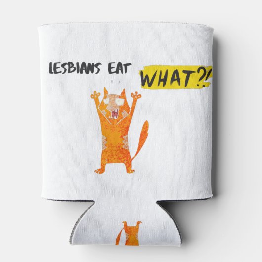 LESBIANEN ETEN WAT. BLIKJESKOELER (Achterkant)