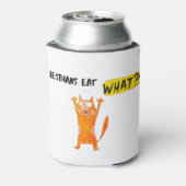 LESBIANEN ETEN WAT. BLIKJESKOELER (Blikje Achterkant)