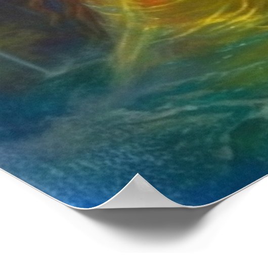 Lesbianen in vallend water poster (Hoek)