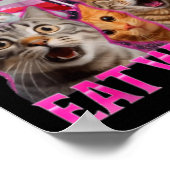 Lesbians Eat What_ Funny Cat Rude Gay Pride Lgbtq  Poster (Hoek)