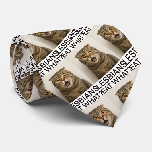 Lesbians Eat What Funny Stropdas (Opgerold)