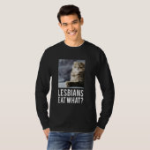 Lesbians eten wat t-shirt (Voorkant volledig)