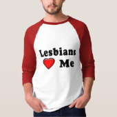 Lesbians houden van me t-shirt (Voorkant)