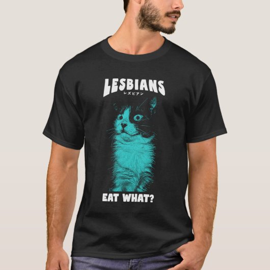 Lesbians Meme T-shirt (Voorkant)