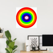 Lesbians Poster rond de regenboog (Thuiskantoor)