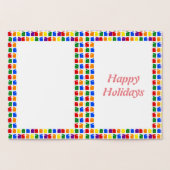 Lesbians Regenboogkerstboom en Cadeaus Folie Kaarten (Binnen)