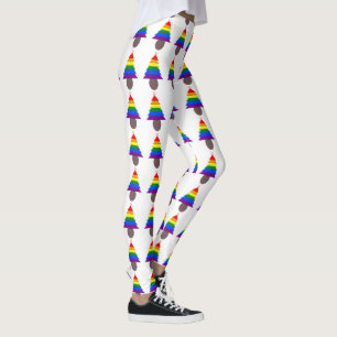 Lesbians Regenboogkerstboom en Cadeaus Leggings