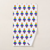 Lesbians Regenboogkerstboom gepatterd Bad Handdoek (Handdoek)