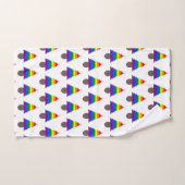 Lesbians Regenboogkerstboom gepatterd Bad Handdoek (Handdoek)