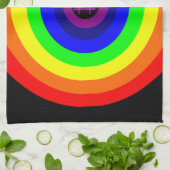 Lesbians Ronde Rainbow Kitchen Towel Theedoek (Gevouwen)