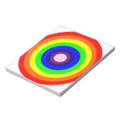 Lesbians Round Rainbow-laptop Notitieblok (Linkerzijde)