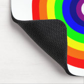 Lesbians Round Rainbow Mousepad Muismat (Hoek)