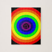 Lesbians Round Rainbow Puzzle Legpuzzel (Verticaal)