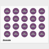 LESBIANS ZIJN FANTASTISCH RONDE STICKER (Vel)