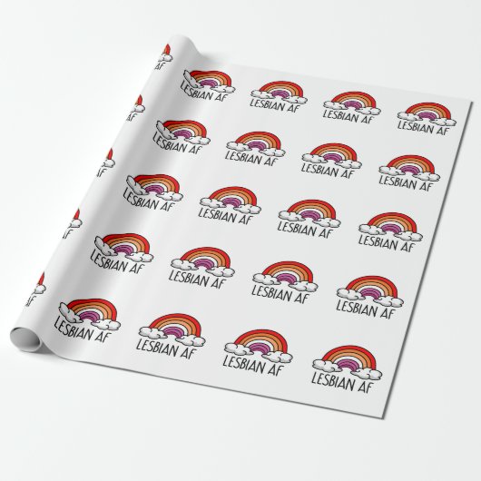 LESBIEN AF CADEAUPAPIER (Uitgerold)