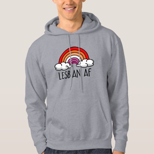 LESBIEN AF HOODIE (Voorkant)