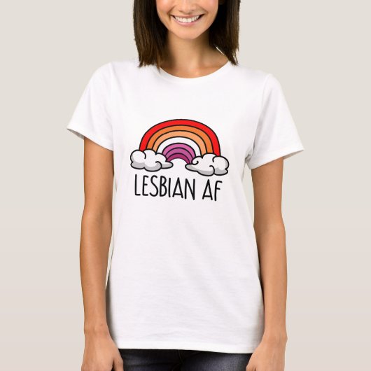 LESBIEN AF T-SHIRT (Voorkant)