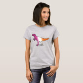 LESBIËNE TROTS DINOSAURUS T-SHIRT (Voorkant volledig)