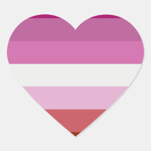 Lesbienne Hart Sticker