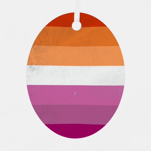 Lesbienne Metalen Ornament (Voorkant)