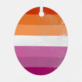 Lesbienne Metalen Ornament (Achterkant)