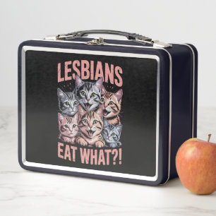 Lesbiennes Eten Wat Funny Cat Lesbienne LGBTQ Trot