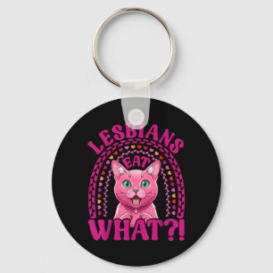 Lesbiennes Eten Wat Funny Shocked Korat Kat Trots Sleutelhanger