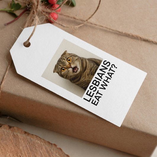 Lesbiennes Eten Wat Grappig Cadeaulabel