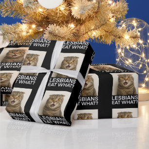 Lesbiennes Eten Wat Grappig Cadeaupapier