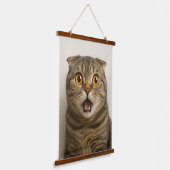 Lesbiennes Eten Wat Grappig Hangend Wandkleed (Gebogen)