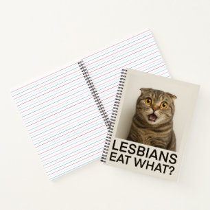 Lesbiennes Eten Wat Grappig Notitieboek