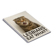 Lesbiennes Eten Wat Grappig Notitieboek (Rechterzijde)