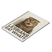 Lesbiennes Eten Wat Grappig Notitieboek (Linkerzijde)