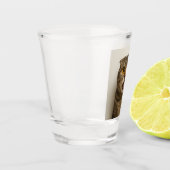 Lesbiennes Eten Wat Grappig Shot Glas (Links)