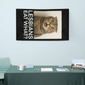 Lesbiennes Eten Wat Grappig Spandoek (Beurs)